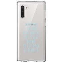 DistinctInk® Clear Shockproof Hybrid Case for Apple iPhone / Samsung Galaxy / Google Pixel - I Pretend to be Normal But It Gets Boring