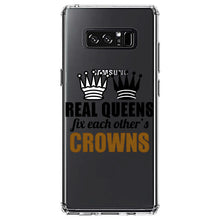 DistinctInk® Clear Shockproof Hybrid Case for Apple iPhone / Samsung Galaxy / Google Pixel - Real Queens Fix Each Other's Crowns