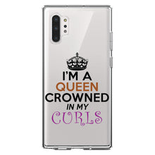 DistinctInk® Clear Shockproof Hybrid Case for Apple iPhone / Samsung Galaxy / Google Pixel - I'm a Queen Crowned in My Curls