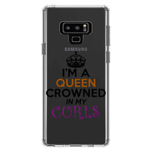 DistinctInk® Clear Shockproof Hybrid Case for Apple iPhone / Samsung Galaxy / Google Pixel - I'm a Queen Crowned in My Curls