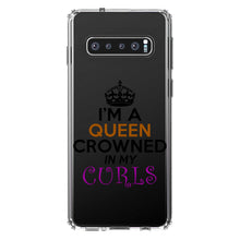 DistinctInk® Clear Shockproof Hybrid Case for Apple iPhone / Samsung Galaxy / Google Pixel - I'm a Queen Crowned in My Curls