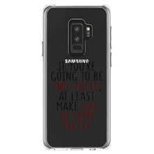 DistinctInk® Clear Shockproof Hybrid Case for Apple iPhone / Samsung Galaxy / Google Pixel - If You're Going to Be Two-Faced Make One Pretty