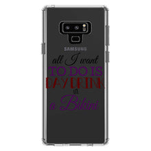 DistinctInk® Clear Shockproof Hybrid Case for Apple iPhone / Samsung Galaxy / Google Pixel - All I Want To Do Is Day Drink in a Bikini