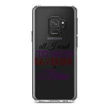 DistinctInk® Clear Shockproof Hybrid Case for Apple iPhone / Samsung Galaxy / Google Pixel - All I Want To Do Is Day Drink in a Bikini