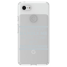 DistinctInk® Clear Shockproof Hybrid Case for Apple iPhone / Samsung Galaxy / Google Pixel - You Couldn't Handle Me If I Came With Instructions