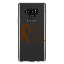 DistinctInk® Clear Shockproof Hybrid Case for Apple iPhone / Samsung Galaxy / Google Pixel - Curls Run the World