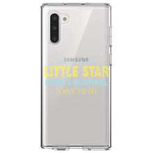DistinctInk® Clear Shockproof Hybrid Case for Apple iPhone / Samsung Galaxy / Google Pixel - Twinkle Little Star Brave & Beautiful You Are