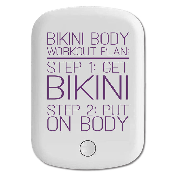 DistinctInk Magnetic Battery Pack, Wireless Portable Charger with USB-C Cable, Compatible with MagSafe iPhone 14 / 13 / 12 Series - Bikini Body Workout Plan Get Bikini Put On Body