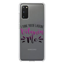 DistinctInk® Clear Shockproof Hybrid Case for Apple iPhone / Samsung Galaxy / Google Pixel - I Think You're Lacking Vitamin Me