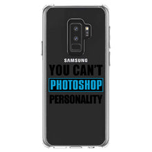 DistinctInk® Clear Shockproof Hybrid Case for Apple iPhone / Samsung Galaxy / Google Pixel - You Can't Photoshop Personality