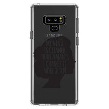 DistinctInk® Clear Shockproof Hybrid Case for Apple iPhone / Samsung Galaxy / Google Pixel - My Mind is Cleaner Than a Man's I Change It