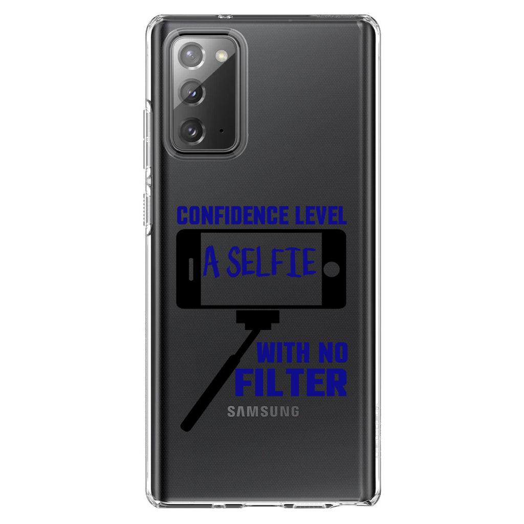 Confidence Level Selfie with No Filter Clear Shockproof iPhone Case, view 8