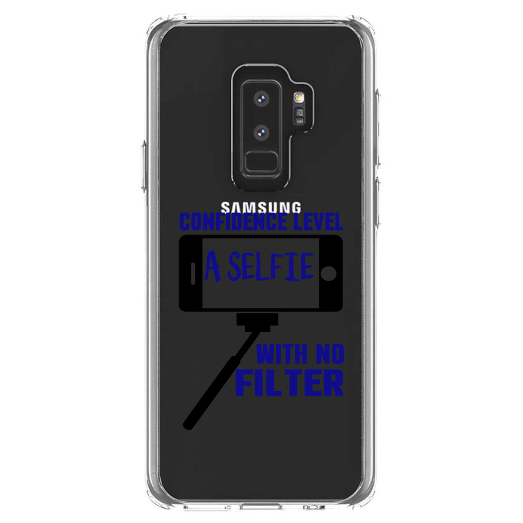 Confidence Level Selfie with No Filter Clear Shockproof iPhone Case, view 20