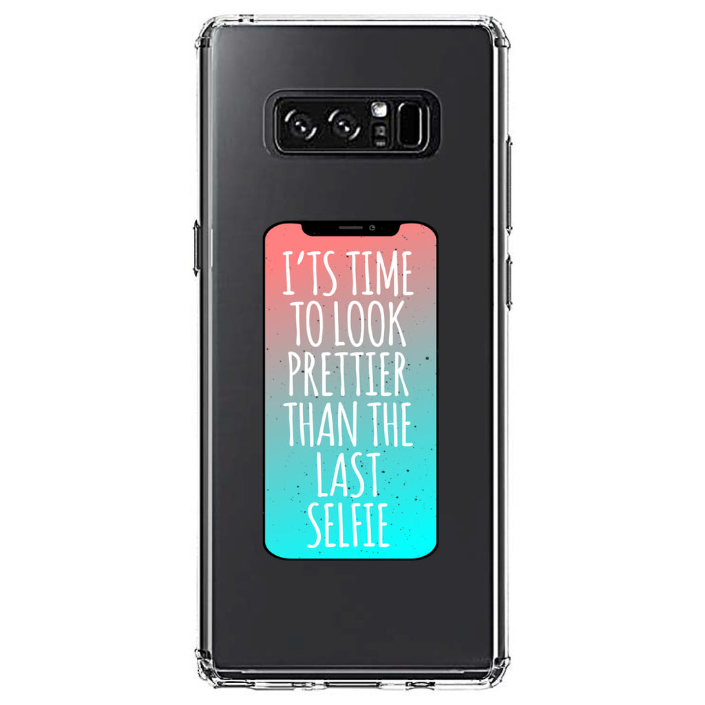 Time To Look Prettier Than the Last Selfie Clear Shockproof iPhone Case, view 12