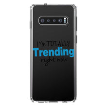 DistinctInk® Clear Shockproof Hybrid Case for Apple iPhone / Samsung Galaxy / Google Pixel - I'm Totally Trending Right Now