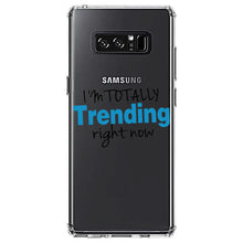 DistinctInk® Clear Shockproof Hybrid Case for Apple iPhone / Samsung Galaxy / Google Pixel - I'm Totally Trending Right Now