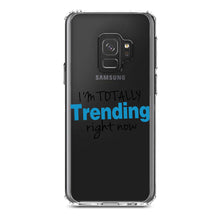 DistinctInk® Clear Shockproof Hybrid Case for Apple iPhone / Samsung Galaxy / Google Pixel - I'm Totally Trending Right Now