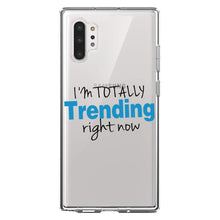 DistinctInk® Clear Shockproof Hybrid Case for Apple iPhone / Samsung Galaxy / Google Pixel - I'm Totally Trending Right Now