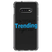 DistinctInk® Clear Shockproof Hybrid Case for Apple iPhone / Samsung Galaxy / Google Pixel - I'm Totally Trending Right Now