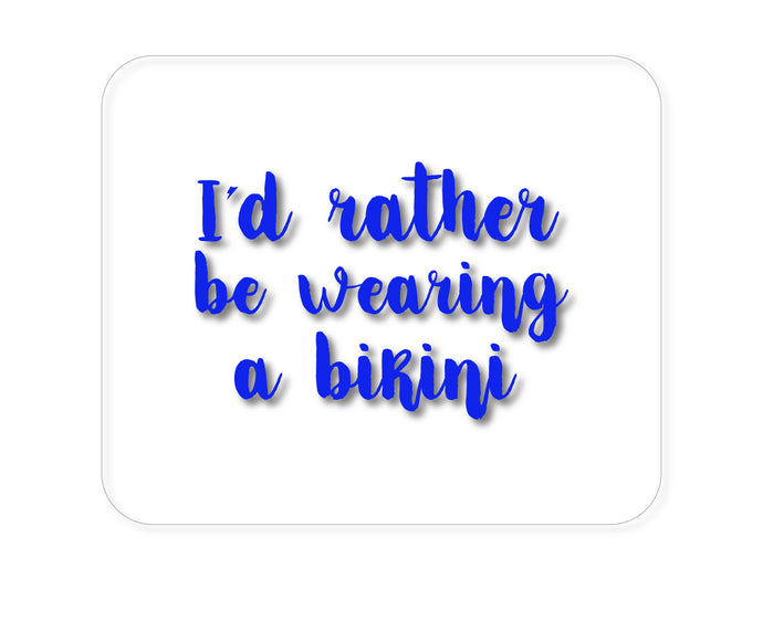 DistinctInk Custom Foam Rubber Mouse Pad - 1/4