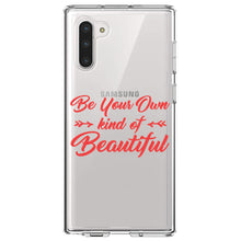 DistinctInk® Clear Shockproof Hybrid Case for Apple iPhone / Samsung Galaxy / Google Pixel - Be Your Own Kind of Beautiful