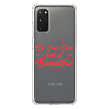 DistinctInk® Clear Shockproof Hybrid Case for Apple iPhone / Samsung Galaxy / Google Pixel - Be Your Own Kind of Beautiful