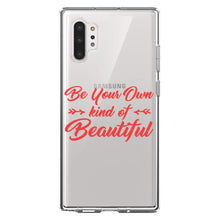 DistinctInk® Clear Shockproof Hybrid Case for Apple iPhone / Samsung Galaxy / Google Pixel - Be Your Own Kind of Beautiful