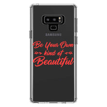 DistinctInk® Clear Shockproof Hybrid Case for Apple iPhone / Samsung Galaxy / Google Pixel - Be Your Own Kind of Beautiful