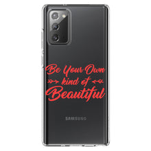 DistinctInk® Clear Shockproof Hybrid Case for Apple iPhone / Samsung Galaxy / Google Pixel - Be Your Own Kind of Beautiful