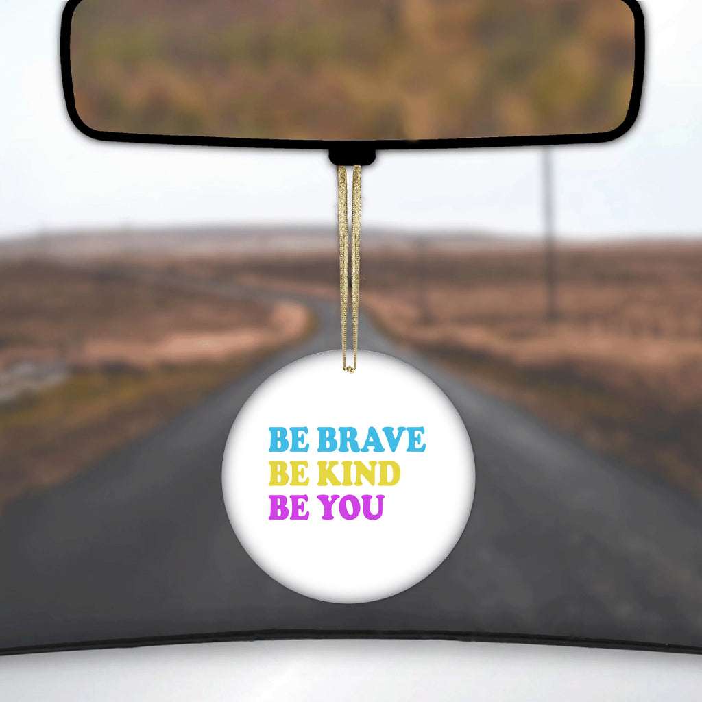 Be Brave Be Kind Be You Ceramic Ornament, view 3