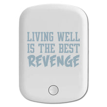 DistinctInk Magnetic Battery Pack, Wireless Portable Charger with USB-C Cable, Compatible with MagSafe iPhone 14 / 13 / 12 Series - Living Well is The Best Revenge