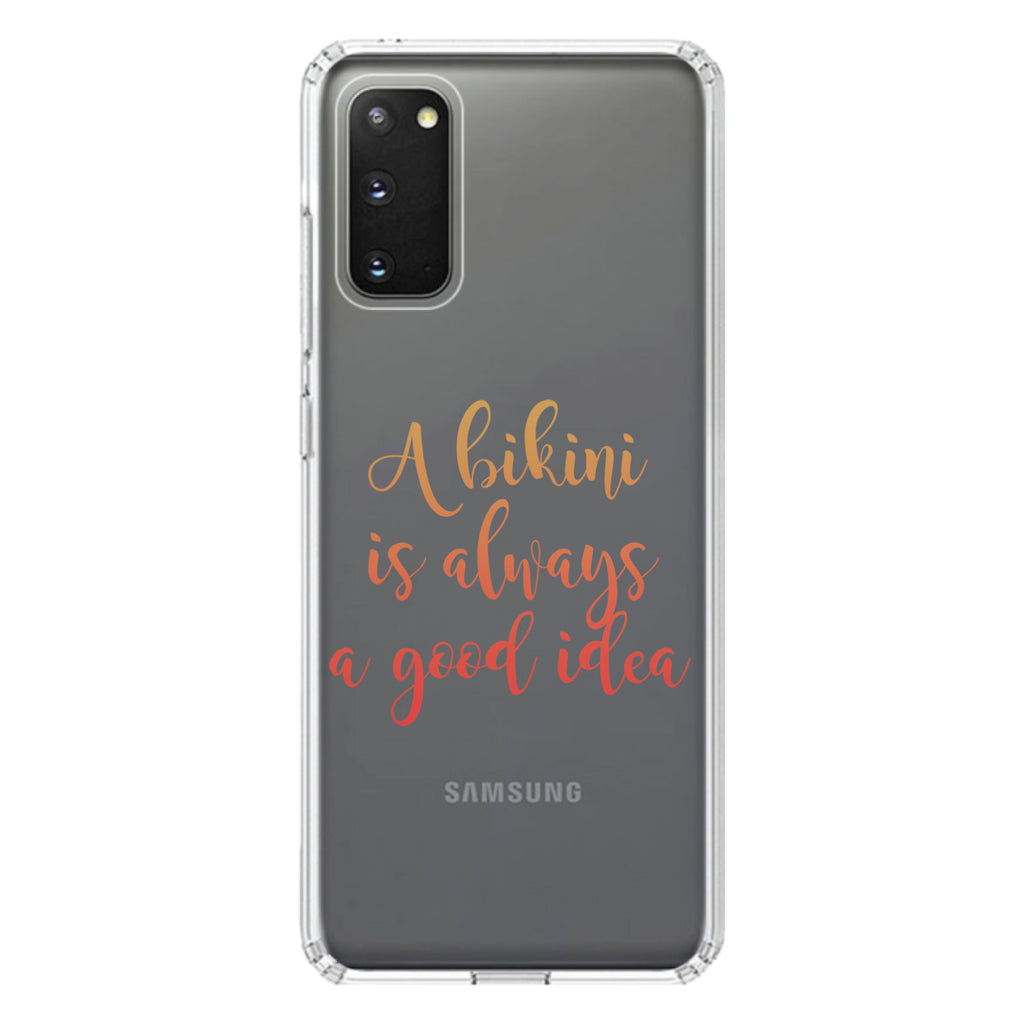 A Bikini is Always a Good Idea Clear Shockproof iPhone Case, view 15