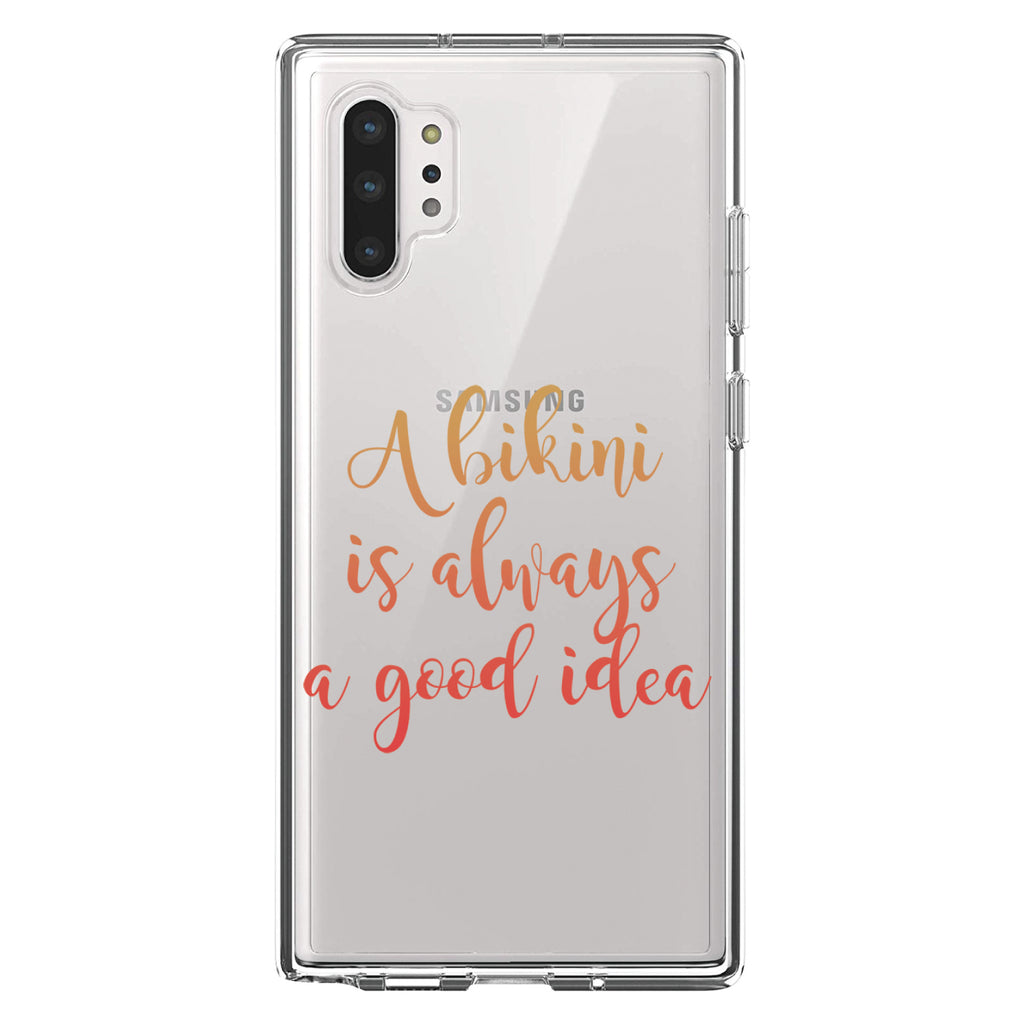 A Bikini is Always a Good Idea Clear Shockproof iPhone Case, view 10