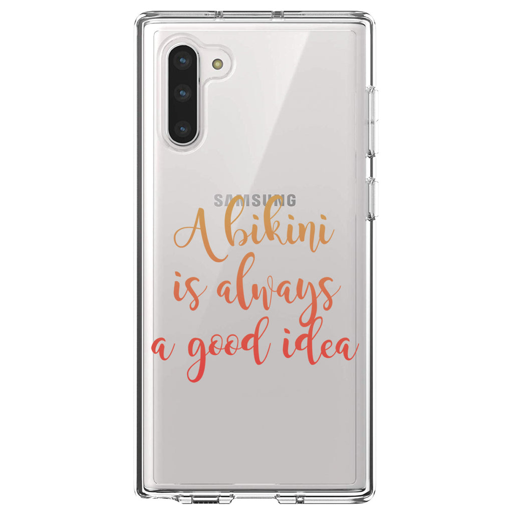 A Bikini is Always a Good Idea Clear Shockproof iPhone Case, view 9
