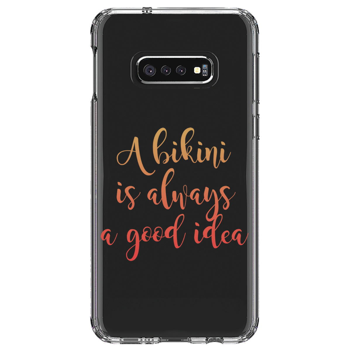 A Bikini is Always a Good Idea Clear Shockproof iPhone Case, view 18