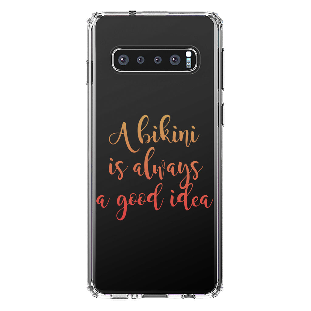 A Bikini is Always a Good Idea Clear Shockproof iPhone Case, view 16