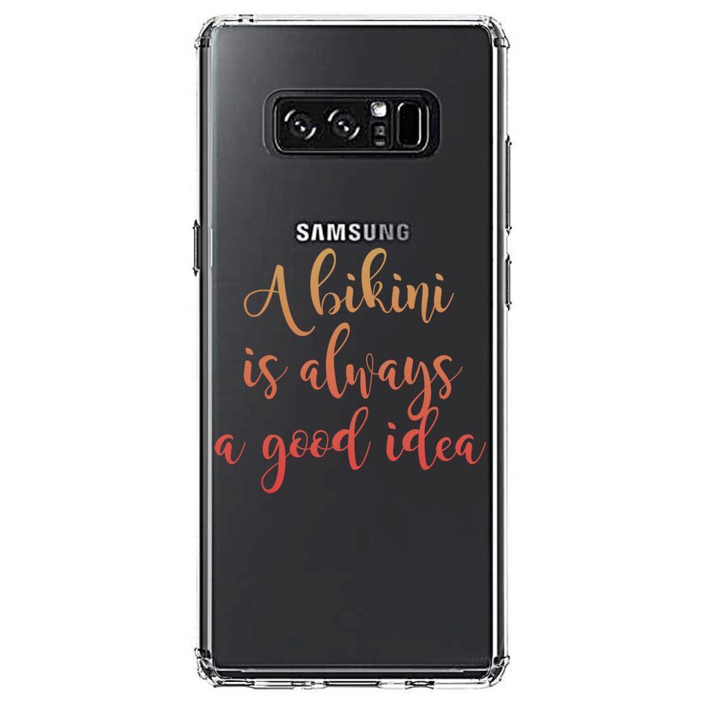 A Bikini is Always a Good Idea Clear Shockproof iPhone Case, view 12