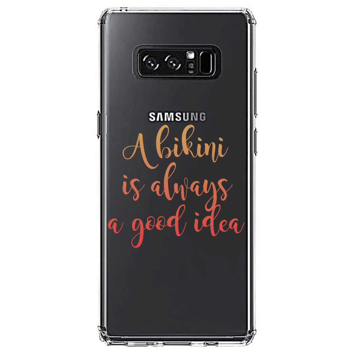 A Bikini is Always a Good Idea Clear Shockproof iPhone Case, view 12