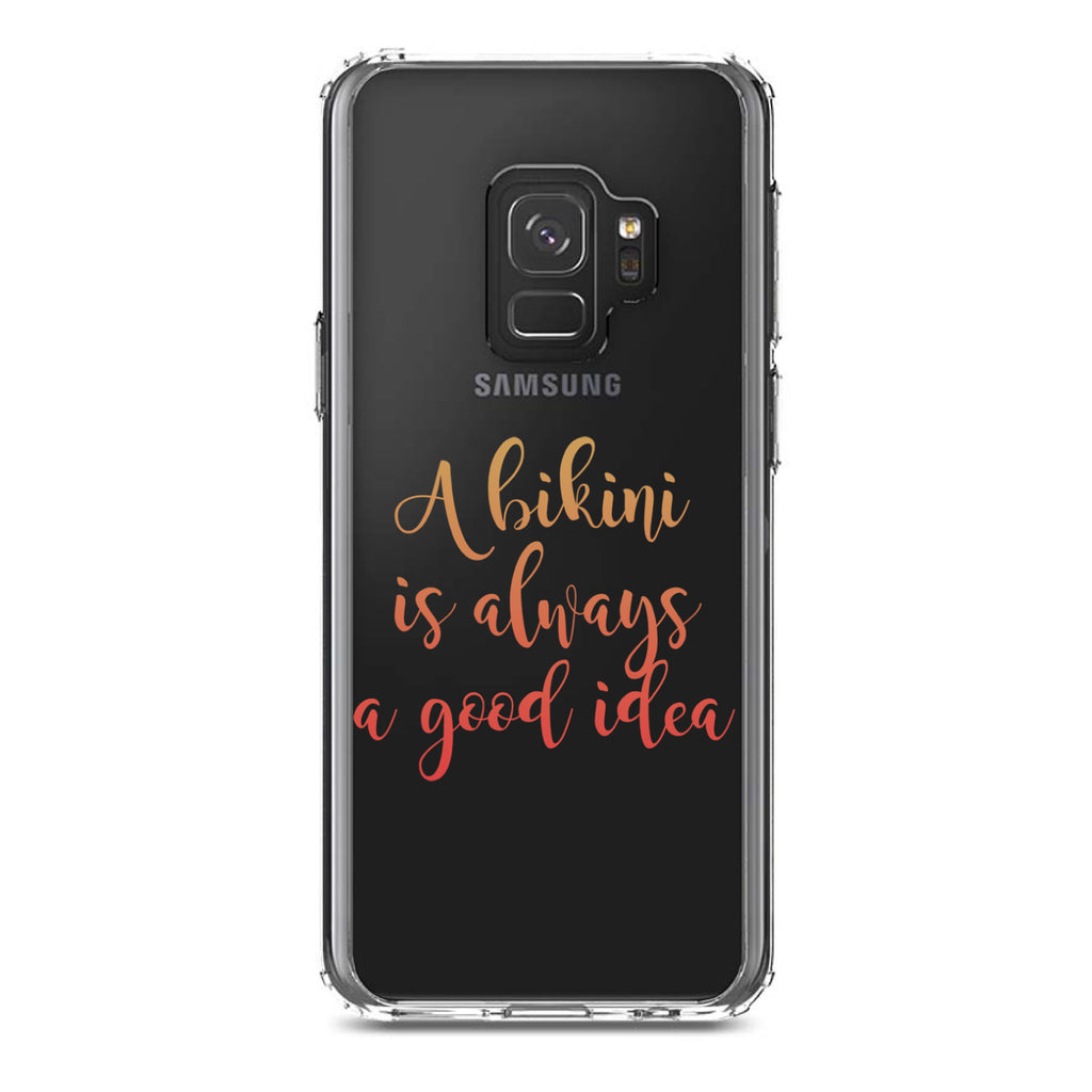 A Bikini is Always a Good Idea Clear Shockproof iPhone Case, view 19