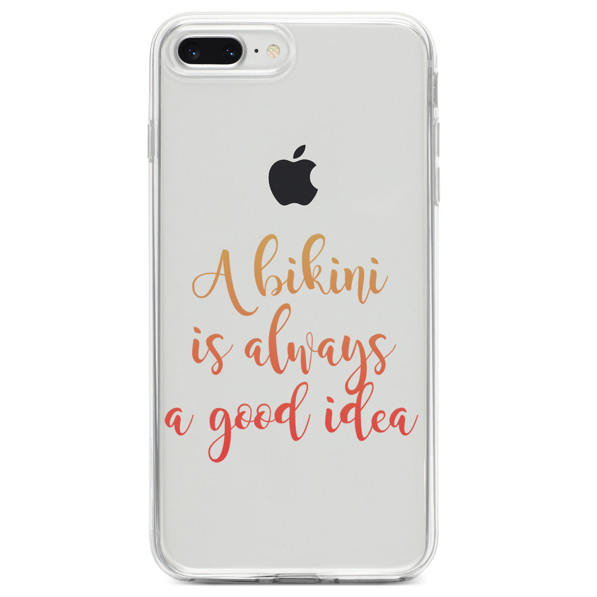 A Bikini is Always a Good Idea Clear Shockproof iPhone Case, view 6