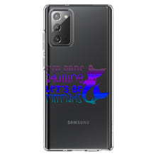 DistinctInk® Clear Shockproof Hybrid Case for Apple iPhone / Samsung Galaxy / Google Pixel - I'm Done Adulting Let's Be Mermaids