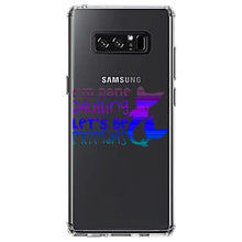 DistinctInk® Clear Shockproof Hybrid Case for Apple iPhone / Samsung Galaxy / Google Pixel - I'm Done Adulting Let's Be Mermaids