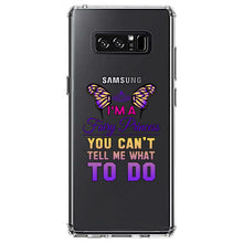 DistinctInk® Clear Shockproof Hybrid Case for Apple iPhone / Samsung Galaxy / Google Pixel - I'm a Fairy Princess Can't Tell Me What To Do
