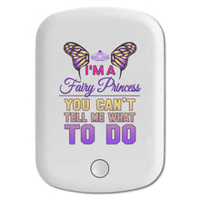 DistinctInk Magnetic Battery Pack, Wireless Portable Charger with USB-C Cable, Compatible with MagSafe iPhone 14 / 13 / 12 Series - I'm a Fairy Princess Can't Tell Me What To Do