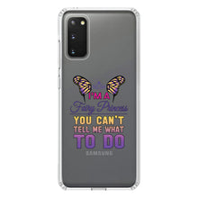 DistinctInk® Clear Shockproof Hybrid Case for Apple iPhone / Samsung Galaxy / Google Pixel - I'm a Fairy Princess Can't Tell Me What To Do