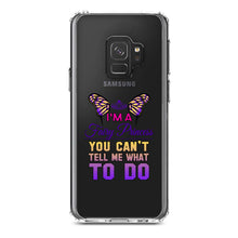 DistinctInk® Clear Shockproof Hybrid Case for Apple iPhone / Samsung Galaxy / Google Pixel - I'm a Fairy Princess Can't Tell Me What To Do