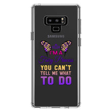 DistinctInk® Clear Shockproof Hybrid Case for Apple iPhone / Samsung Galaxy / Google Pixel - I'm a Fairy Princess Can't Tell Me What To Do