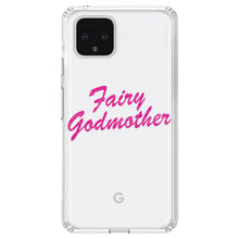 DistinctInk® Clear Shockproof Hybrid Case for Apple iPhone / Samsung Galaxy / Google Pixel - Fairy Godmother