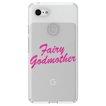 DistinctInk® Clear Shockproof Hybrid Case for Apple iPhone / Samsung Galaxy / Google Pixel - Fairy Godmother