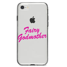 DistinctInk® Clear Shockproof Hybrid Case for Apple iPhone / Samsung Galaxy / Google Pixel - Fairy Godmother